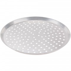 Perforated Heavy Weight Aluminum Cutter Pizza Pan