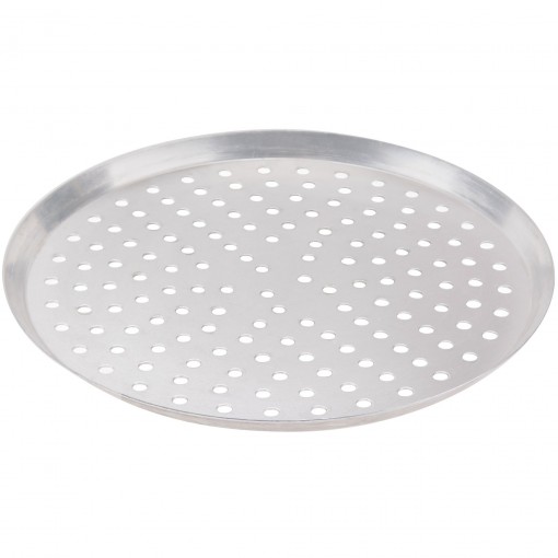 Perforated Heavy Weight Aluminum Cutter Pizza Pan