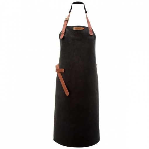 Leather Apron "Utah" Black