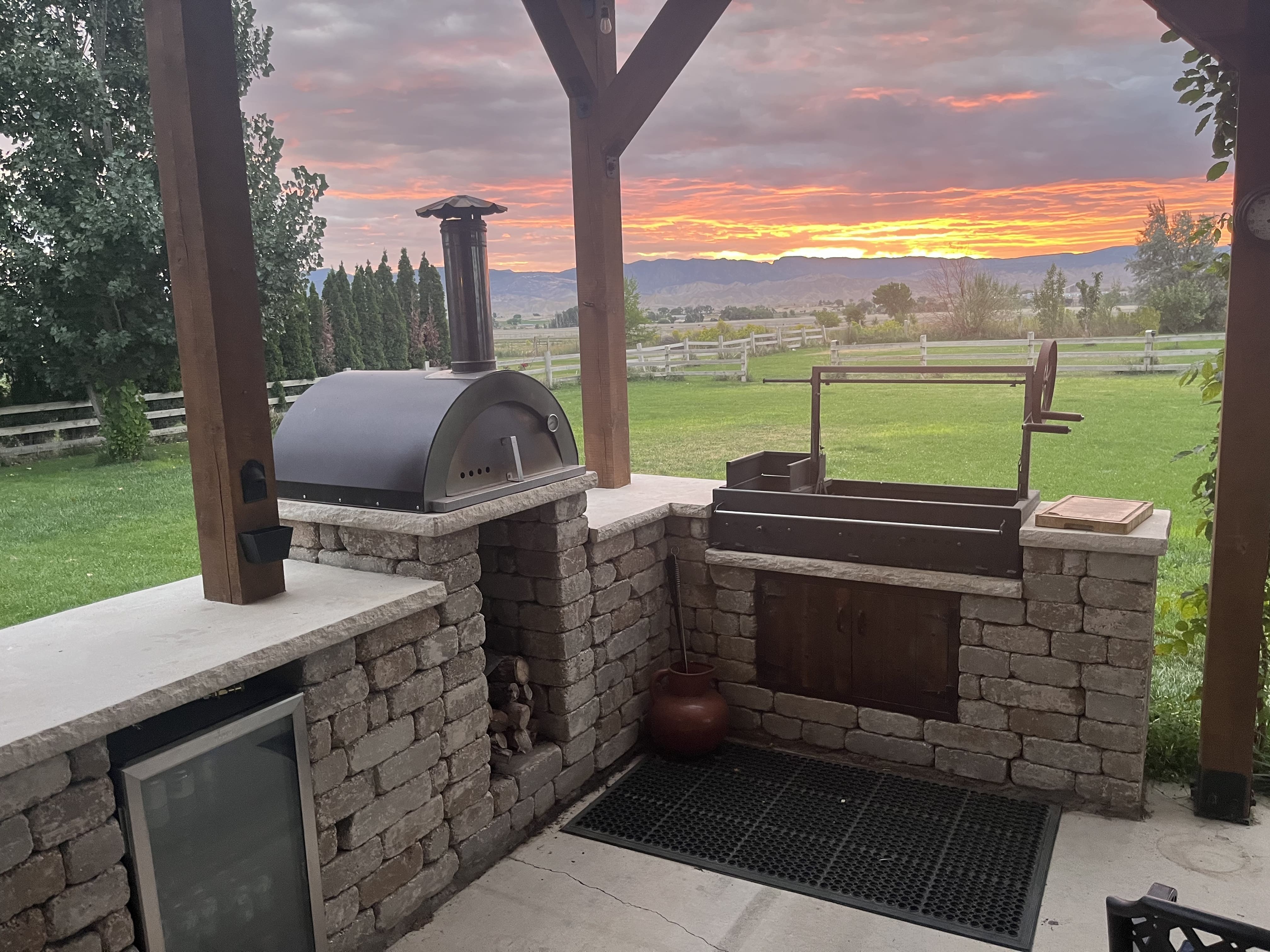 Outdoor oven grill cheap