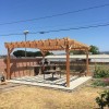 pizza oven pergola