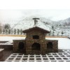 winter outdoor pizza oven