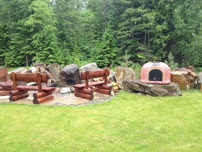 wood fired pizza oven