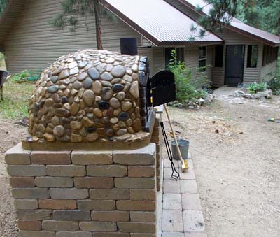 outdoor brick pizza oven