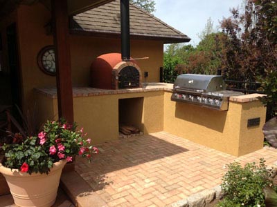 Clay Pizza Oven