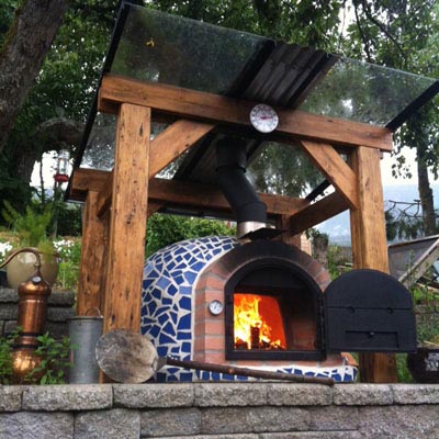 mosaic pizza oven