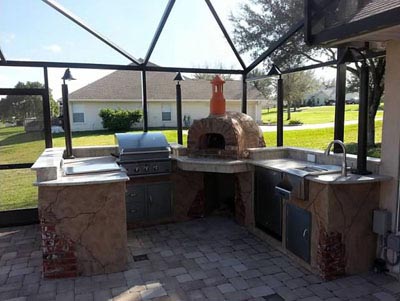 Outdoor Kitchen Wood Fired Oven