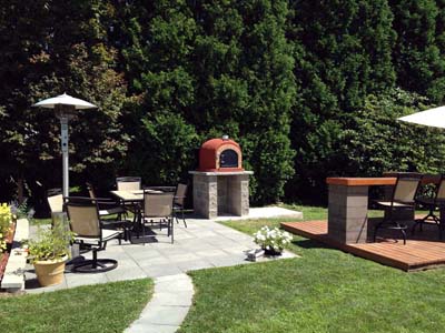 outdoor brick pizza oven