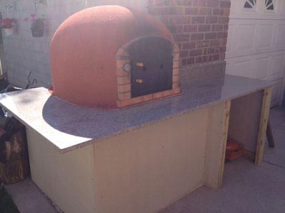 pizza oven on counter