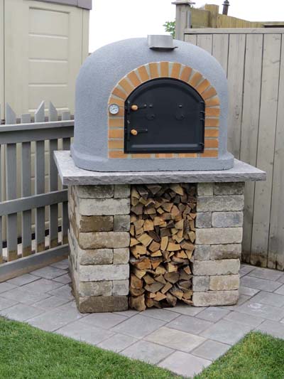 outdoor brick pizza oven